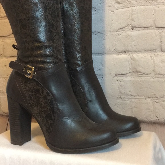 Made in Spain NWOT Beautiful Brown Knee Bo… - Picture 3 of 8